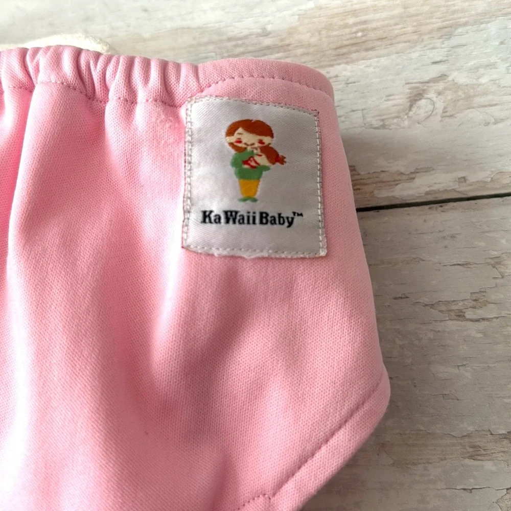 Baby Girl Pink Cloth Diaper Bundle Set of 3 Assorted Sizes Reusable Bundle